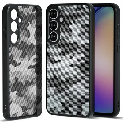 IBMRS Etui na Samsung Galaxy A56 5G, TPU + PC, Wytrzymałe Antywibracyjne Pokrowiec z Ochroną Aparatu - Artystyczny Kamuflaż