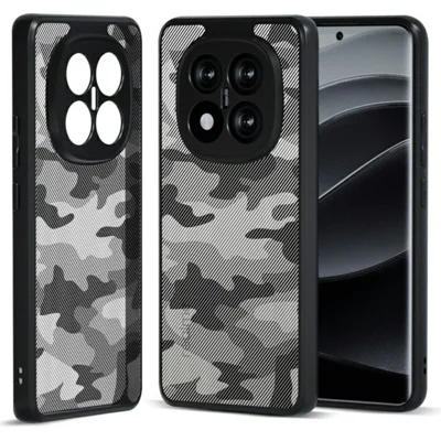 IBMRS For Xiaomi Redmi Note 14 Pro+ 5G Case TPU + PC Heavy Duty Shockproof Phone Cover - Artistic Camouflage