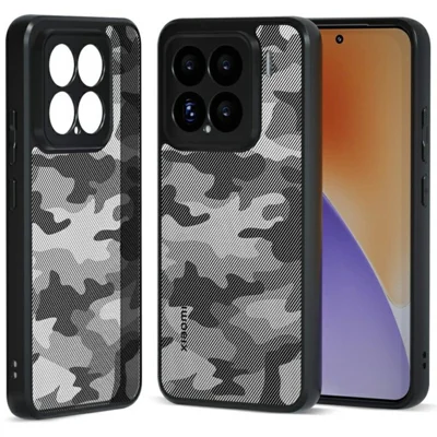 IBMRS dla Xiaomi 15 Etui TPU + PC Wytrzymałe Antywibracyjne Pokrowiec - Artystyczny Kamuflaż