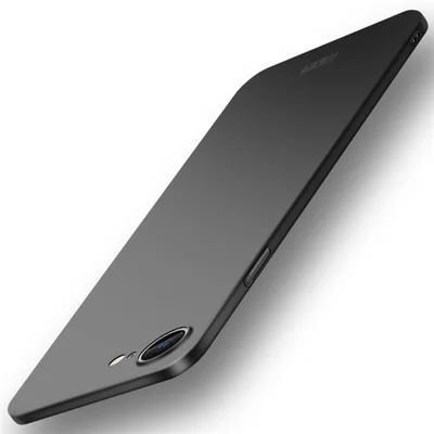 For iPhone 16e Hoesje MOFI Shield Matte Serie Ultra Dunne PC Beschermlaag - Zwart