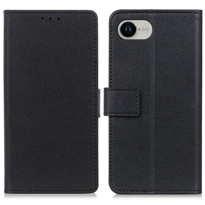 Voor iPhone 16e Hoesje PU Leren Stand Wallet Telefoonhoes