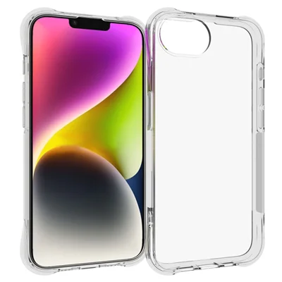Hurtowe zakupy dla iPhone 16e Case Wzmocnione narożniki TPU Przezroczysta obudowa telefoniczna