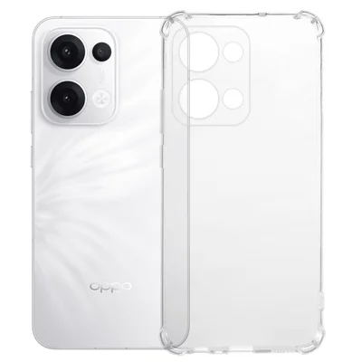 KALEBOL For Oppo Reno13 Pro 5G Clear Phone Case 1.5mm TPU Shockproof Phone Cover - Transparent