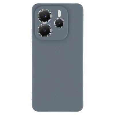 Matte Case for Xiaomi Redmi Note 14 4G (163.25mm) TPU Non-Slip Protective Phone Cover - Grey