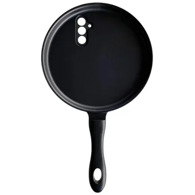 For Samsung Galaxy S25 Case Shockproof TPU + PC Phone Cover Novelty Frying Pan Design