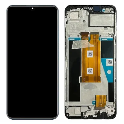 For Realme C63 4G / Narzo N63 4G Grade B LCD Screen and Digitizer Assembly + Frame Replacement Part (Without Logo)