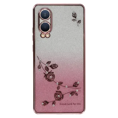 YUXING Cover per OnePlus Nord CE 4 Lite 5G Custodia Trasparente con Pellicola Protettiva Lenti Morbida Ultra Sottile Antiurto Bumper Slim Case - Bianco
