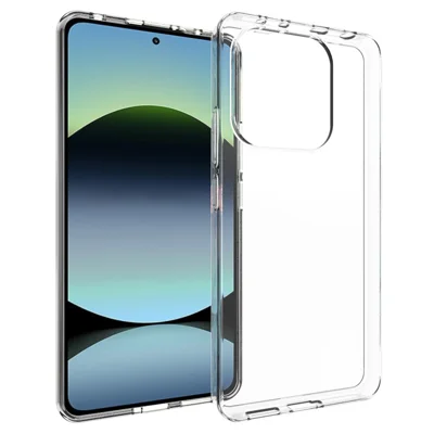 لـ Xiaomi Redmi Note 14 4G (164.84 مم) غطاء شفاف للهاتف مقاوم للبصمات مصنوع من مادة TPU