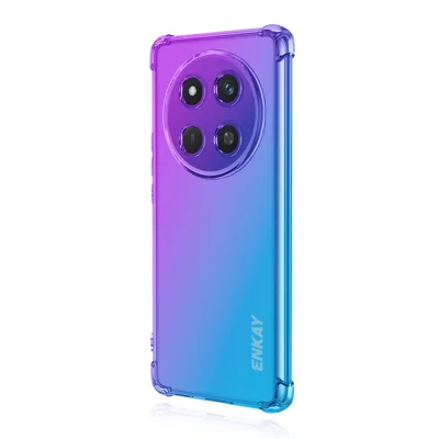 ENKAY For Honor X9c 5G / Honor Magic7 Lite 5G / Honor X60 Pro 5G TPU Case Thickened Four Corner Drop-proof Phone Back Cover - Purple / Blue