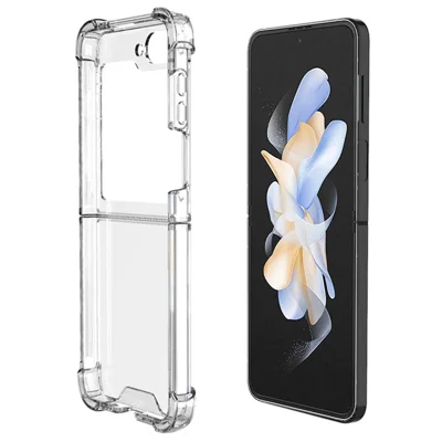 Bulk Purchasing For Samsung Galaxy Z Flip7 FE 5G / Z Flip6 5G Case Reinforced Corners TPU + PC 1.5mm Shockproof Phone Cover