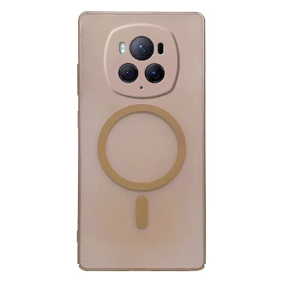 For Honor Magic6 Pro 5G Magnetic Case Precise Cutouts Matte PC Phone Cover - Desert Gold