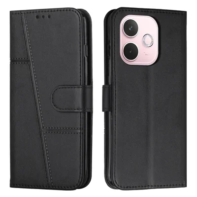 phone and card holder case Bluebonnet Goods Leather Wallet iPhone Case, iPhone 15 Pro, Saddle Tan