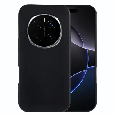 TPU-hoesje voor Honor Magic7 5G, zacht mat anti-vingerafdruk telefoon achterkant - Zwart