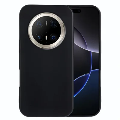 For Huawei Mate 70 Pro+ / Huawei Mate 70 Pro TPU Case Soft Matte Anti-fingerprint Phone Back Cover - Black