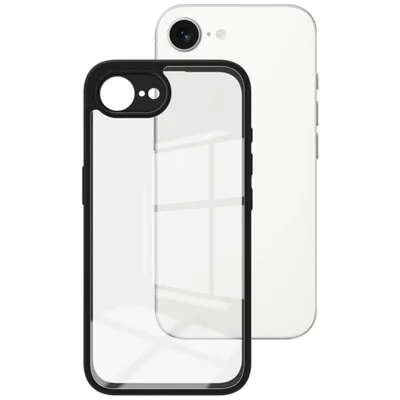 IMAK UX-9A Seria dla iPhone 16e Case Przezroczysta Obudowa TPU PC z Wzmacnianymi Rogami