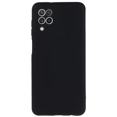 2.0mm Thick Arc Edge TPU Cover for Samsung Galaxy A22 4G (EU Version), Liquid Silicone Texture Phone Drop-proof Case - Black