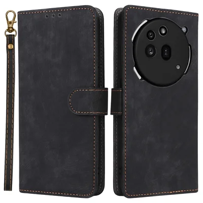 For Nothing Phone (3a) Pro Case Wallet RFID Blocking PU Leather Cover Viewing Stand - Black
