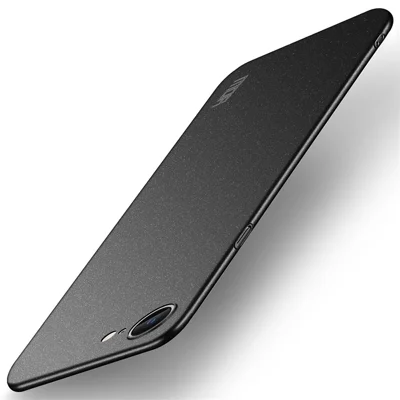 PC-hoes voor iPhone 16e MOFI Shield Matte Series slanke pasvorm telefoonhoes - Zwart