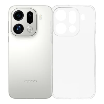 För Oppo Find X9 Pro 5G Clear Telefonlåda Vattenfläcksresistent TPU Bakplatta