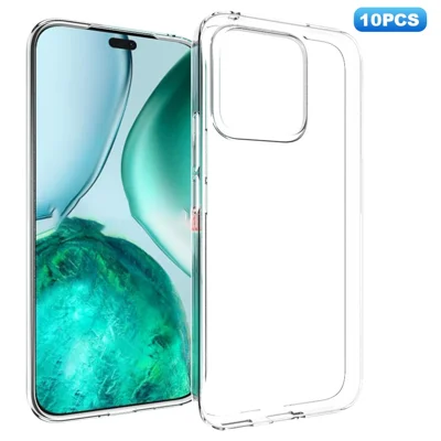 10Pcs  /  Pack For Honor X8c 4G Case Watermark Free TPU Protective Clear Phone Cover