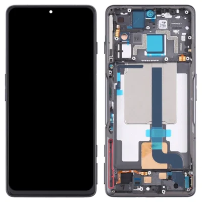 For Xiaomi Redmi K50 Gaming 5G / Poco F4 GT Grade C LCD Screen and Digitizer Assembly + Frame Part (TFT) (Without Logo) - Black