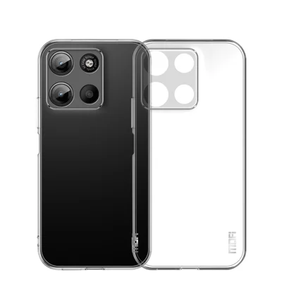 MOFI For Motorola Moto G17 Power 4G / G17 4G / G15 4G Clear Phone Case  Ultra-Thin TPU Phone Back Cover - Transparent