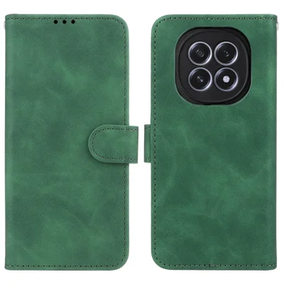For Oppo F29 Pro 5G (Global) / A5 Pro 5G (China) Leather Case Skin Feel Anti Drop Wallet Flip Phone Cover - Green