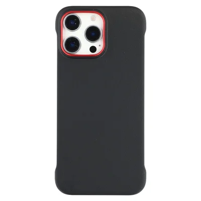 X-LEVEL For iPhone 15 Pro Max Magnetic Case Boardless PC + Metal Phone Back Cover - Black
