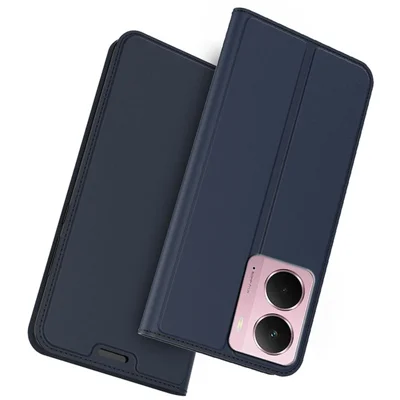 Phone Case For Realme P3 5G / 14 5G / Neo7x 5G PU Leather Cover with Card Holder Stand - Blue