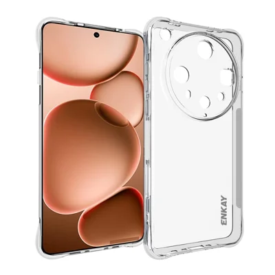 For Oppo Find X8 Ultra 5G Clear Phone Case ENKAY HAT PRINCE Shockproof Anti-slip TPU Cover - Transparent