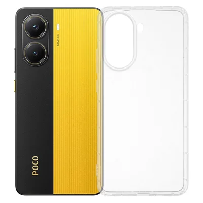 Transparante TPU-telefoonhoesje voor Xiaomi Poco X7 Pro 5G met Airbagbescherming