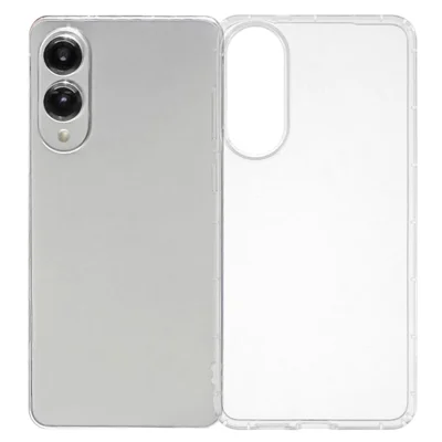 For Samsung Galaxy S25 Edge Case Transparent TPU Phone Back Cover Airbag Protection