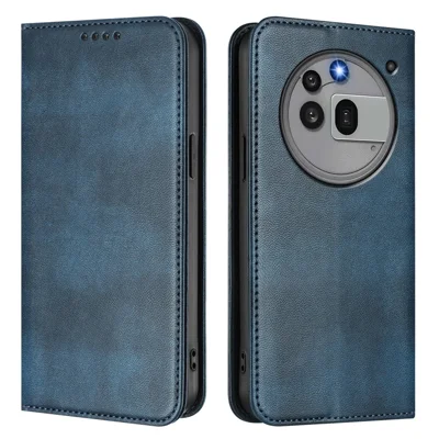 For Nothing Phone (3a) Pro Wallet Cases Retro Texture RFID Blocking Leather Phone Cover - Blue