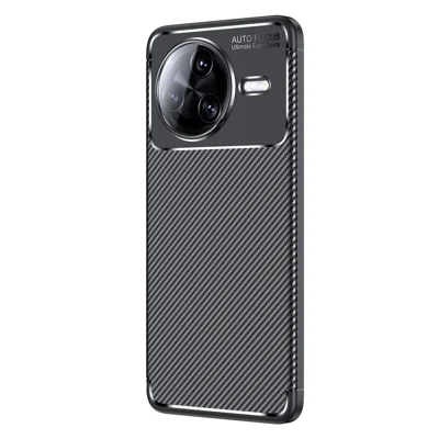 For Xiaomi Redmi K80 Pro 5G  /  Poco F7 Ultra 5G Case Carbon Fiber Texture TPU Phone Cover Heat Dissipation