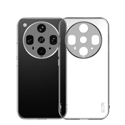 MOFI For Oppo Find X8 Ultra 5G Clear Phone Case  Ultra-Thin TPU Phone Back Cover - Transparent