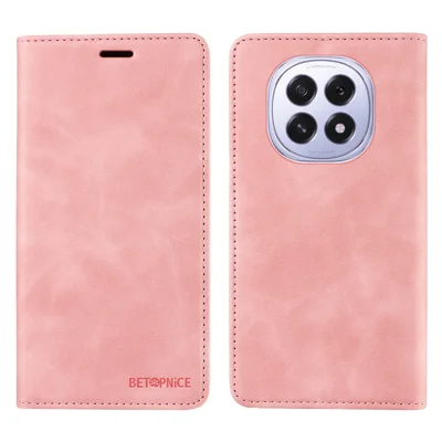 BETOPNICE For Oppo A5 5G / Oppo F29 5G Case  Magnetic Closure RFID Blocking Wallet Stand Leather Phone Cover - Pink