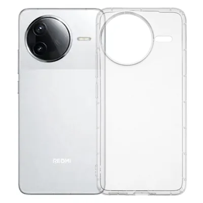 For Xiaomi Redmi K80 Pro 5G / Poco F7 Ultra 5G Case Transparent TPU Phone Back Cover Airbag Protection