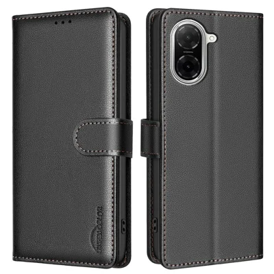 BINFEN COLOR BF32 til Xiaomi Redmi A5 4G (171,7 mm) Læderetui Wallet RFID-blokerende telefonbeskytning - Sort