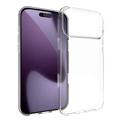 For iPhone 18 Pro Max / 17 Pro Max Case Watermark Resistant TPU Clear Phone Back Cover