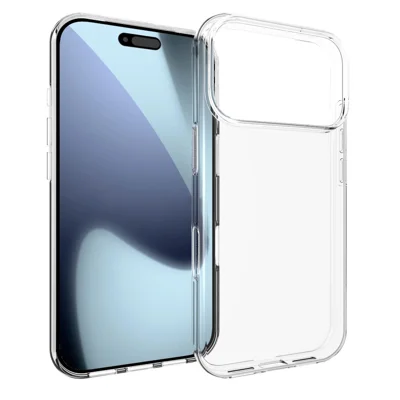 For iPhone 18 Pro / 17 Pro Case Watermark Resistant TPU Clear Phone Back Cover