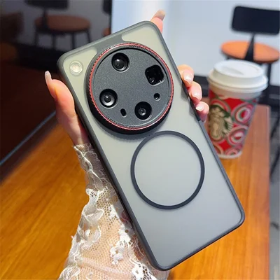 For Oppo Find X8 Ultra 5G Magnetic Case TPU + PC Matte Phone Back Cover