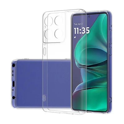 For Motorola Edge 60 Stylus 5G Back Cover Ultra Thin Flexible TPU Clear Phone Case