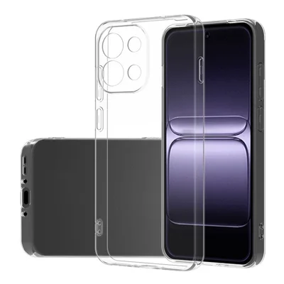 For OnePlus 13T 5G Back Cover Ultra Thin Flexible TPU Clear Phone Case