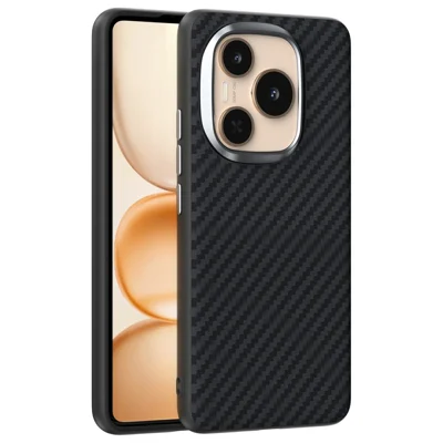 ABEEL For Honor Power 5G Magnetic Case Wide Carbon Fiber Texture Back Cover - Black