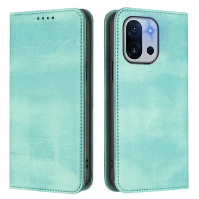 For OnePlus 13T 5G Wallet Cases Retro Texture RFID Blocking Leather Phone Cover - Mint Green