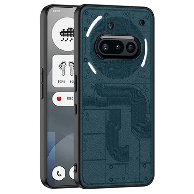 GKK For Nothing Phone (3a) Case Skin-Touch PU + TPU + PC Shockproof Phone Cover - Green