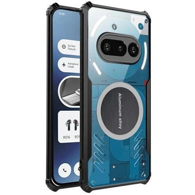 For Nothing Phone (3a) Case Reinforced Corners TPU + Acrylic Heat Dissipation Phone Cover
