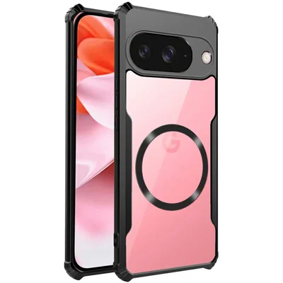 For Google Pixel 10 Magnetic Case Reinforced Corners TPU + Acrylic Phone Cover