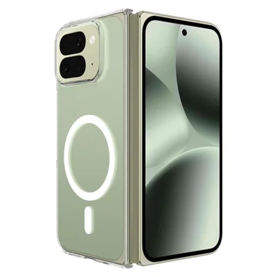 For Google Pixel 10 Pro Fold Case TPU + Acrylic Magnetic Phone Cover