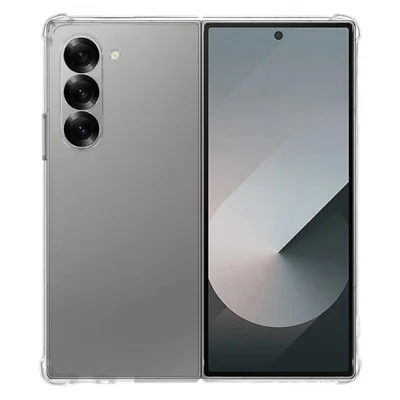 KALEBOL For Samsung Galaxy Z Fold6 5G Case 1.5mm TPU Transparent Anti-Drop Phone Cover